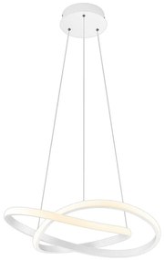 Φωτιστικό Οροφής Course R32051131 1xLed 27W Φ60cm 150cm White Mat RL Lighting Metal