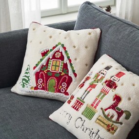 Χριστουγεννιάτικη Μαξιλαροθήκη (43x43) Gofis Home Xmas 314