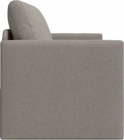 vidaXL Κρεβάτι καναπές 110cm Taupe ύφασμα