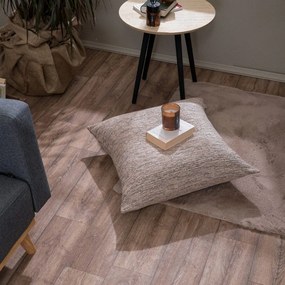 Μαξιλαροθήκη Διακοσμητική Δαπέδου Nashville 14 Beige Teoran 65Χ65 Βαμβάκι-Ακρυλικό
