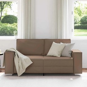vidaXL Καναπές Loveseat 180 εκ με μαξιλάρι Καπουτσίνο Τεχνητό δέρμα