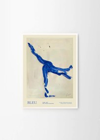 Πόστερ, Bleu, Lucrecia Rey Caro, (30x40cm), Μπλε, Sustainable Paper,THE POSTER CLUB