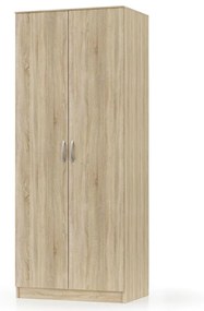 Ντουλάπα Simple GR-SIM2D Δίφυλλη 80x52x205cm Sonoma Two Door