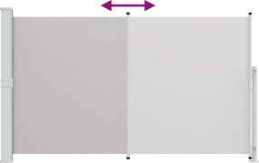 vidaXL Σκίαστρο Πλαϊνό Συρόμενο Βεράντας Γκρι 180 x 314 εκ.