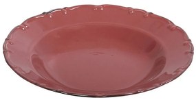 Πιάτο Φαγητού Βαθύ (Φ23) Espiel Liana Red TLX104K6