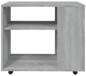 vidaXL Τραπέζι Βοηθητικό Γκρι Sonoma 70x35x55 εκ. Επεξεργασμένο Ξύλο