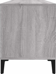 vidaXL Δισκοθήκη Γκρι Sonoma 100 x 38 x 48 εκ. από Επεξεργασμένο Ξύλο