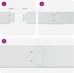 vidaXL Περιγράμματα γκαζόν 10 τμχ. 100 x 14 cm Γαλβανισμένος Χάλυβας