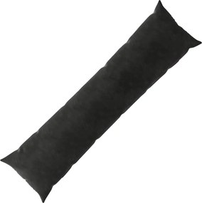vidaXL Μαξιλάρι Ρίψης HEERLEN Μαύρο 40 x 145 cm Βελούδο