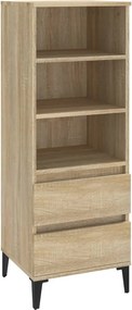 vidaXL Ντουλάπι Sonoma Δρυς 40x36x110 εκ. από Επεξεργασμένο Ξύλο
