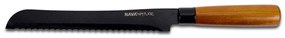 Μαχαίρι Ψωμιού Nature 10-054-023 32cm Black-Brown Nava Ανοξείδωτο Ατσάλι