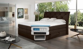 Επενδυμένο κρεβάτι Lorane-Kafe-180 x 200