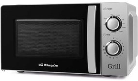 Φούρνος Μικροκυμάτων με Γκριλ Orbegozo MIG 2138 Μαύρο Ασημί 700 W 20 L