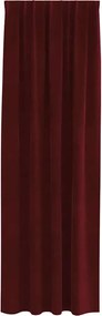 vidaXL Κουρτίνες συσκότισης 2 pcs Κόκκινο 140 x 260 cm Βελούδο