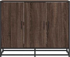 vidaXL Sideboard καφέ δρυς 94x35x76 cm Κατασκευασμένο ξύλο