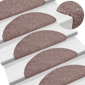 vidaXL Πατάκια Σκάλας Αυτοκόλλητα 30 τεμ. Κρέμα 56 x 17 x 3 εκ.