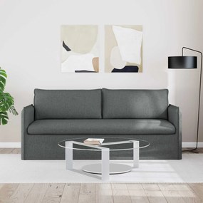 vidaXL Καναπές Σκούρο Γκρι 196 x 82 x 85 εκ ύφασμα