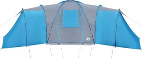 vidaXL Σκηνή Οικογενειακή Θόλος 12 Ατόμων Αδιάβροχη Μπλε