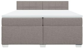 ΚΡΕΒΑΤΙ BOXSPRING ΜΕ ΣΤΡΩΜΑ TAUPE 200X200 ΕΚ. ΥΦΑΣΜΑΤΙΝΟ 3288299