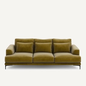Καναπές 4 θέσεων με βελούδινη ταπετσαρία, Marsile