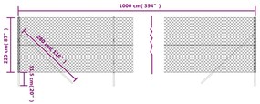 ΣΥΡΜΑΤΟΠΛΕΓΜΑ ΠΕΡΙΦΡΑΞΗΣ ΑΣΗΜΙ 2,2 X 10 Μ. 154007