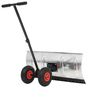 vidaXL Φτυάρι Χιονιού με Ρόδες 100 x 44 εκ.