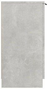vidaXL Παπουτσοθήκη Γκρι Σκυροδέματος 59x35x70 εκ. Επεξεργασμένο Ξύλο