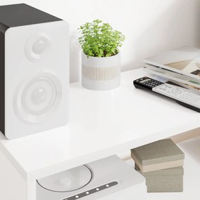 vidaXL Ντουλάπι TV Λευκό 80 x 30 x 40 εκ Επεξεργασμένο ξύλο