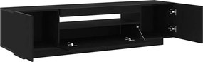 vidaXL Ντουλάπι TV 160 x 35 x 40 εκ. Μαύρο Επεξεργασμένο Ξύλο