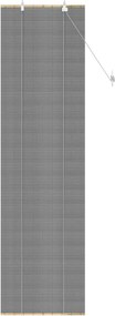 vidaXL Ρόλερ (στόρι) Γκρι 50 x 220 εκ Μπαμπού