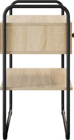 vidaXL Τραπέζι κονσόλας Sonoma Δρυς 100 x 40 x 75 cm