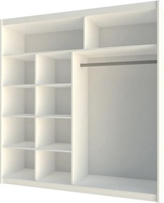 Ντουλάπα Paris 203 - 203.00Χ61.00Χ215.00cm