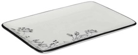Πιατέλα Σερβιρίσματος Ορθογώνια (21x14) S-D White Floral 194956