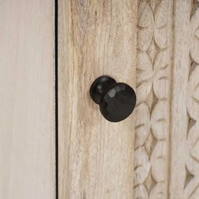 vidaXL Ντουλάπι Μπάνιου Λευκό 38 x 33.5 x 160 εκ Στερεό Ξύλο Μάνγκο