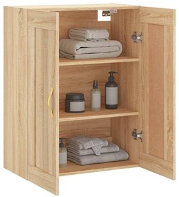 vidaXL Ντουλάπι Επιτοίχιο Sonoma Δρυς 69,5 x 34 x 90 εκ. Επεξεργ. Ξύλο