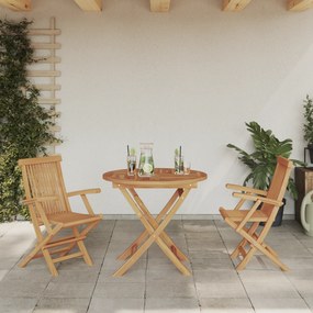 vidaXL Σετ Μπριστό 3 Τεμαχίων Μασίφ Ξύλο Ακακίας