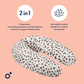 Doomoo Buddy Μαξιλάρι θηλασμού Leopard Cream