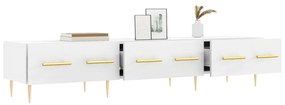 vidaXL Έπιπλο Τηλεόρασης Λευκό 150x36x30 εκ. από Επεξεργασμένο Ξύλο