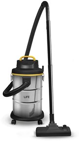 Life 221-0123 Cleanmaster Σκούπα Υγρών / Στερεών 1400W με Κάδο 25lt