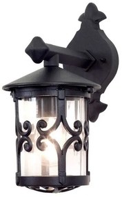Φανάρι  Απλίκα Φωτιστικό Τοίχου 1xE27  Μαύρο  IP23  31cm  Hereford BL8-BLACK Elstead Lighting-BL8-BLACK-Μαύρο BL8-BLACK