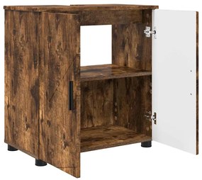 vidaXL Σετ Επίπλων Μπάνιου 3 pcs Καπνιστή δρυς 61 x 35 x 64 εκ.