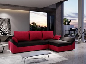 Γωνιακός καναπές Eibar-Mauro-kokkino