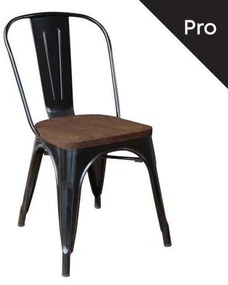 Καρέκλα RELIX Wood  Μαύρη High 45x51x85cm