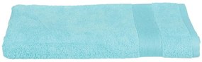 Πετσέτα σώματος Praia Atmosphera από Βαμβάκι 450gsm, με διαστάσεις 150x100cm - Turquoise blue