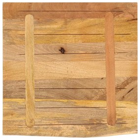 vidaXL Επιφάνεια Τραπεζιού 40x40x3,8 εκ. Live Edge Μασίφ Ξύλο Μάνγκο