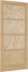 vidaXL Εσωτερική Πόρτα Φυσικό 93 x 202 cm Κόντρα πλακέ