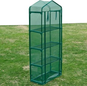 vidaXL Θερμοκήπιο με 4 Ράφια