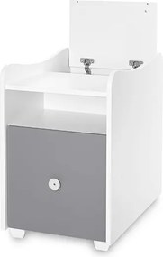 BED TREND PLUS NEW 70/160 WHITE/STONE GREY