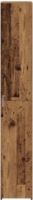 vidaXL Highboard 2 pcs Παλιό ξύλο 30 x 42,5 x 185 εκ