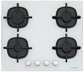 Εστία Γκαζιού GGDW 400 5437.6.407.0 Γυάλινη 7,4 kW DAVOLINE-801003951-Λευκό 801003951